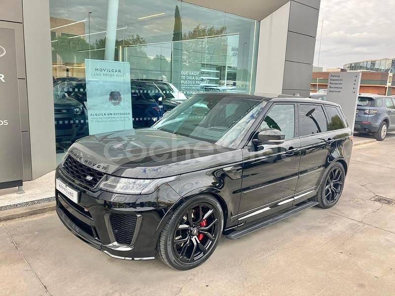 Usado Land Rover Range Rover Sport SVR 575 CV (422 kW) 2018 Negro SUV