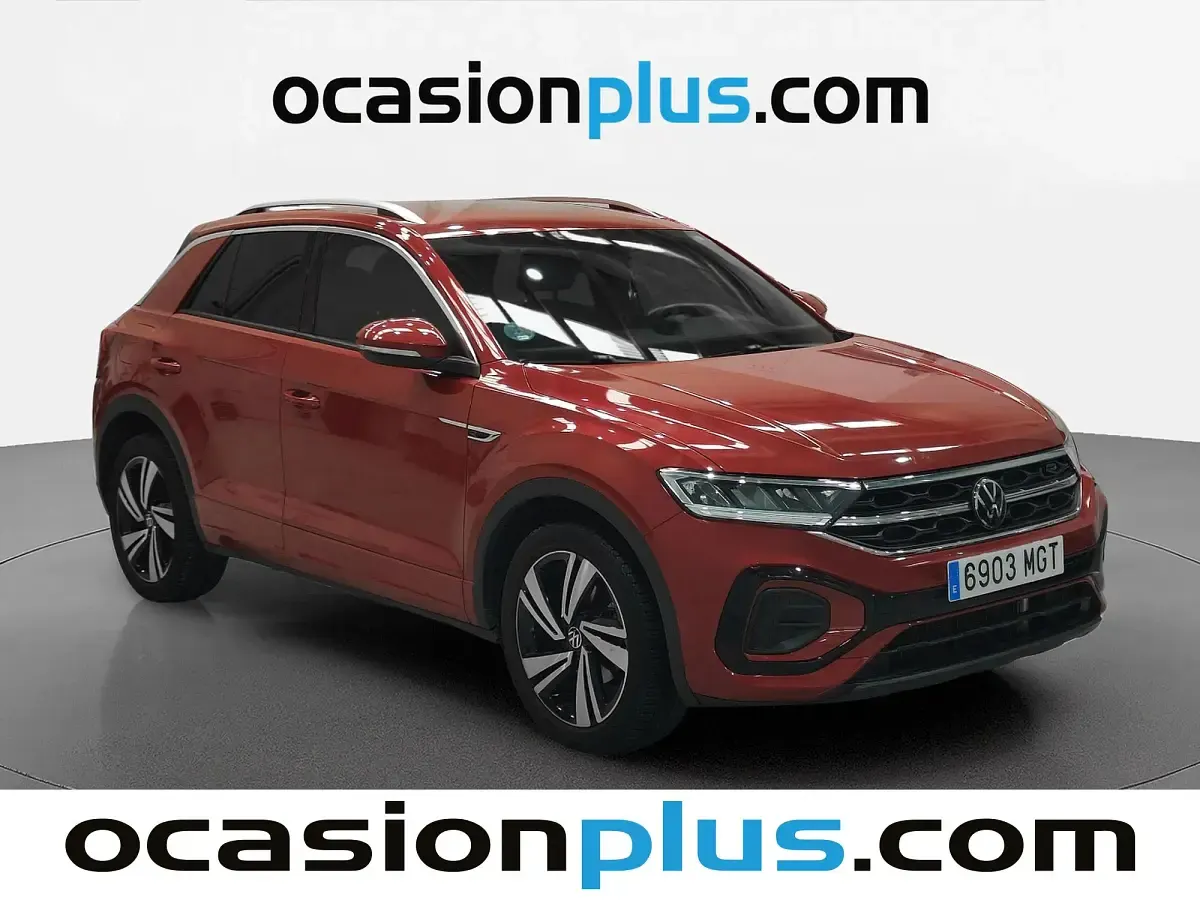 Usado VW T-Roc R-line 150 CV (110 kW) 2023 Rojo SUV