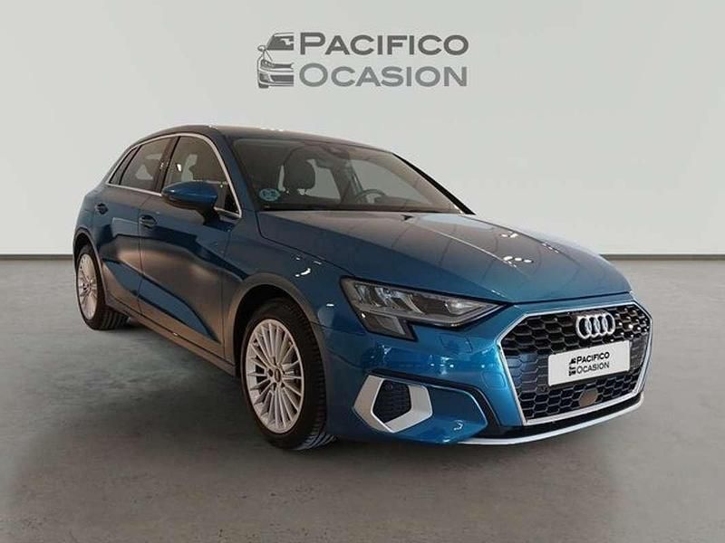 Usado Audi A3 Sportback Advanced 116 CV (85 kW) 2022 Azul Utilitario