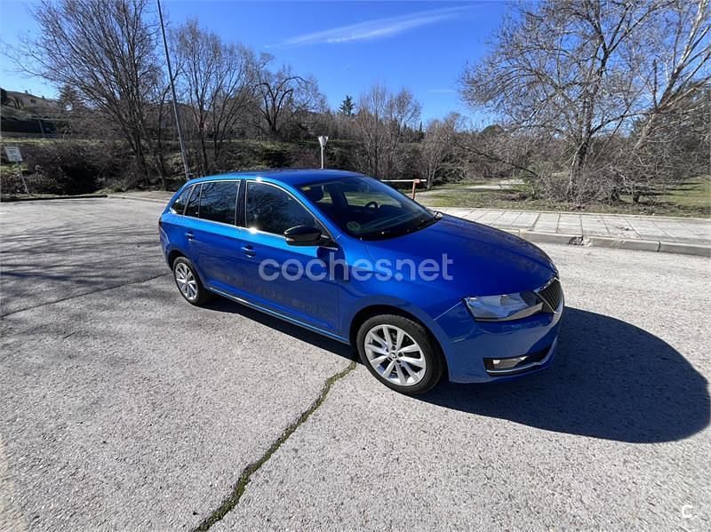 Usado Skoda Rapid 95 CV (69 kW) 2018 Azul Utilitario