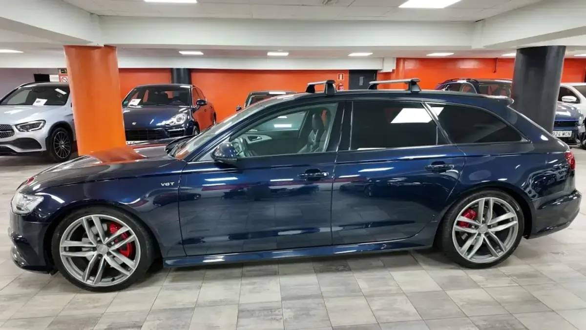 Usado Audi A6 Competition 326 CV (239 kW) 2017 Azul Familiar