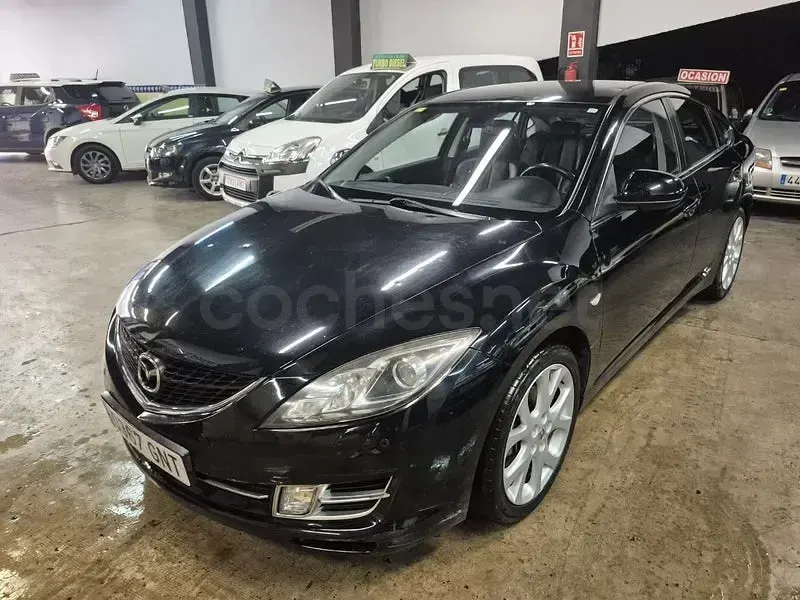 Usado Mazda 6 Luxury 170 CV (125 kW) 2009 Negro Berlina