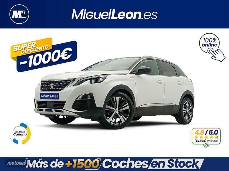 Blanco Usado 2019 Peugeot 3008 GT-line SUV | 15.985 € (Precio justo) - Imagen 1/3
