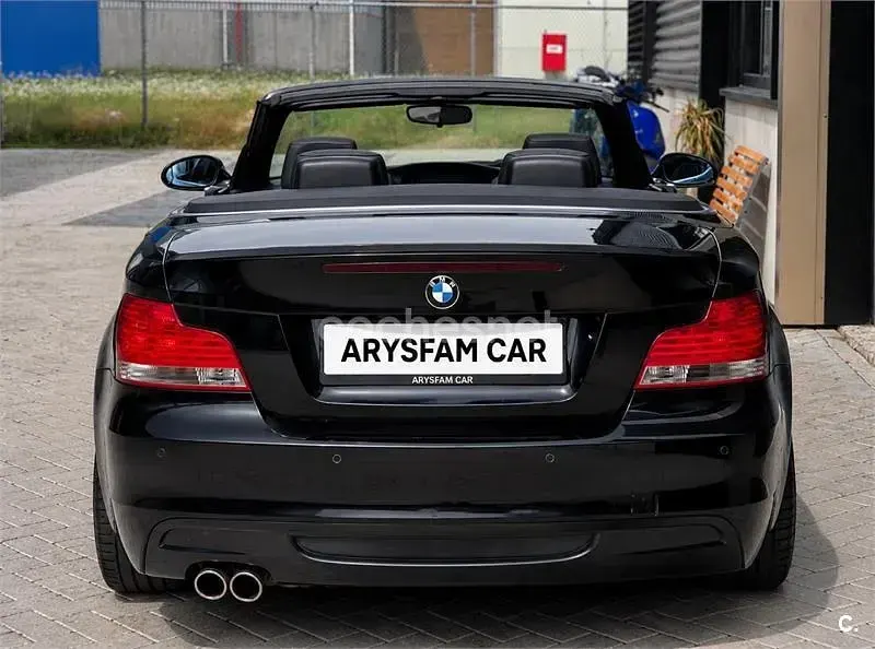 Usado BMW 125 Cabriolet M Sport 218 CV (160 kW) 2008 Negro Descapotable
