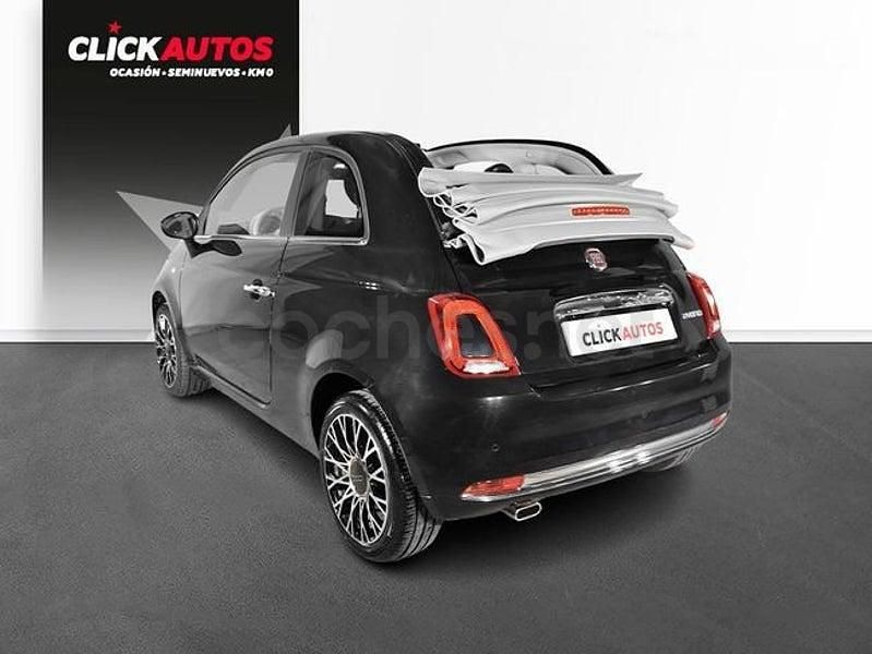 Usado Fiat 500C 70 CV (51 kW) 2023 Negro Descapotable