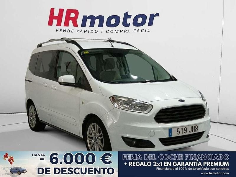 Blanco Usado 2015 Ford Tourneo Titanium Van | 9290 € (Super precio) - Imagen 1/4