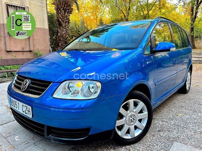 Azul Usado 2006 VW Touran Highline Monovolumen | 4400 € (Precio justo) - Imagen 1/4