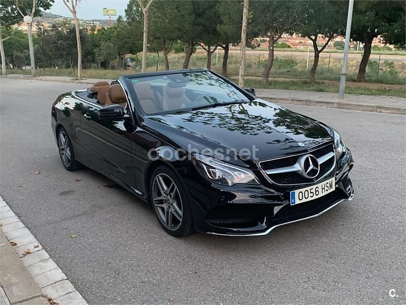 Usado Mercedes E250 204 CV (150 kW) 2013 Negro Descapotable