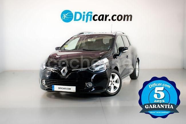 Usado Renault Clio GrandTour 91 CV (66 kW) 2015 Negro Familiar