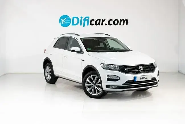 Usado VW T-Roc R-line 110 CV (80 kW) 2022 Blanco SUV