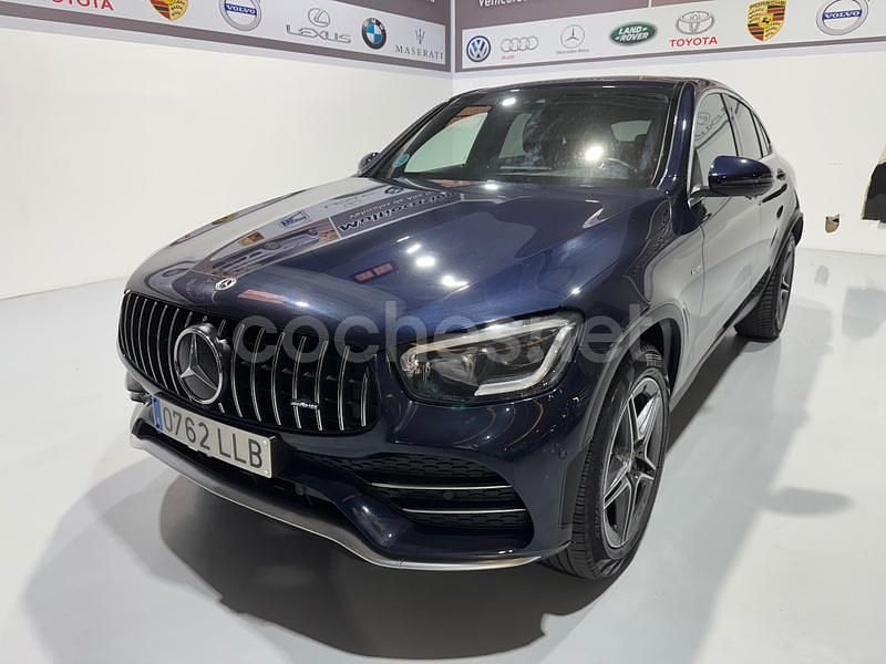 Usado Mercedes GLC43 AMG 390 CV (286 kW) 2020 Azul Coupe