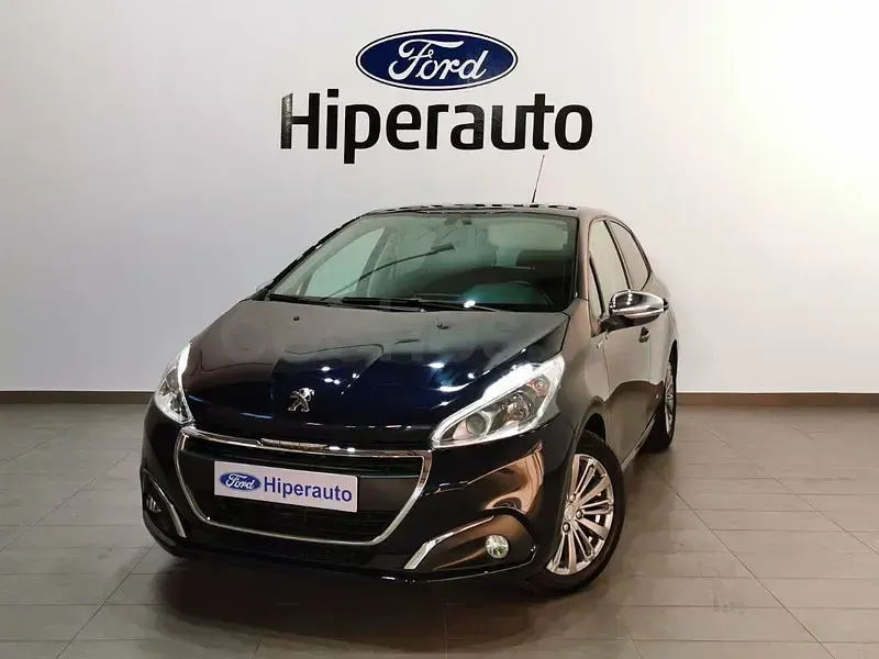 Usado Peugeot 208 Style 82 CV (60 kW) 2018 Azul Utilitario