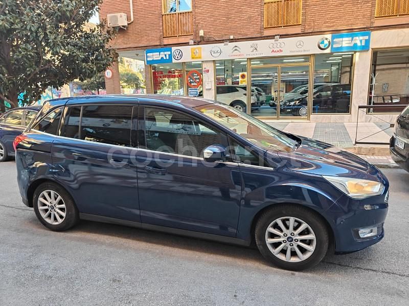 Azul Usado 2015 Ford Grand C-Max Titanium Monovolumen | 9950 € (Un poco caro) - Imagen 1/4