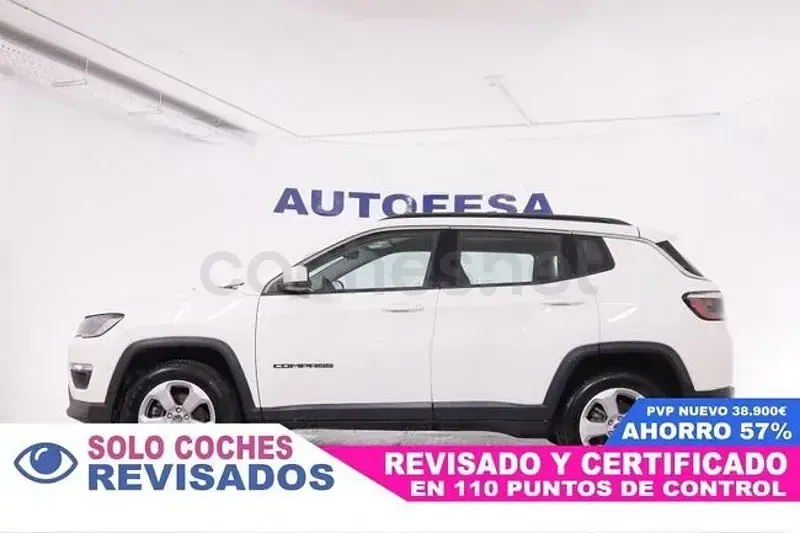 Usado Jeep Compass Longitude 140 CV (102 kW) 2020 Blanco SUV