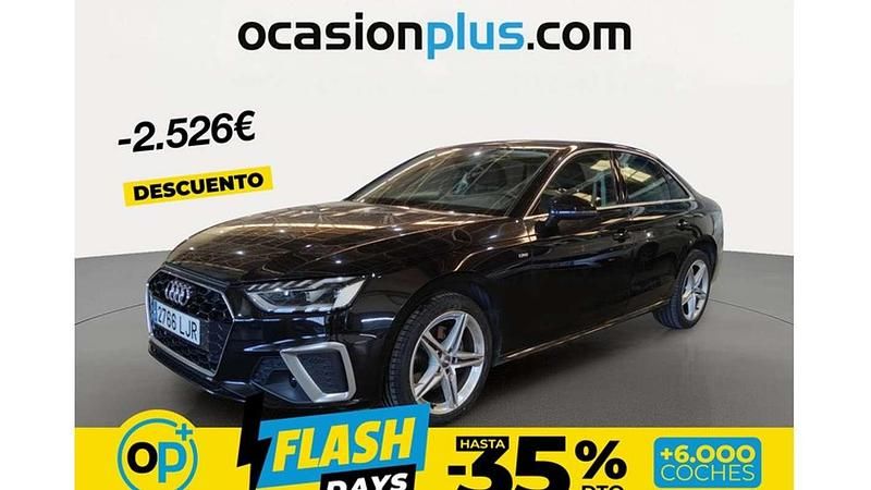 Usado Audi A4 S-Line 163 CV (119 kW) 2020 Negro Berlina