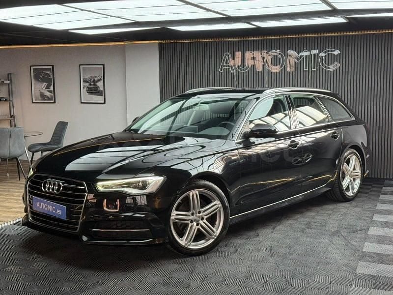 Usado Audi A6 S-Line 190 CV (139 kW) 2015 Negro Familiar