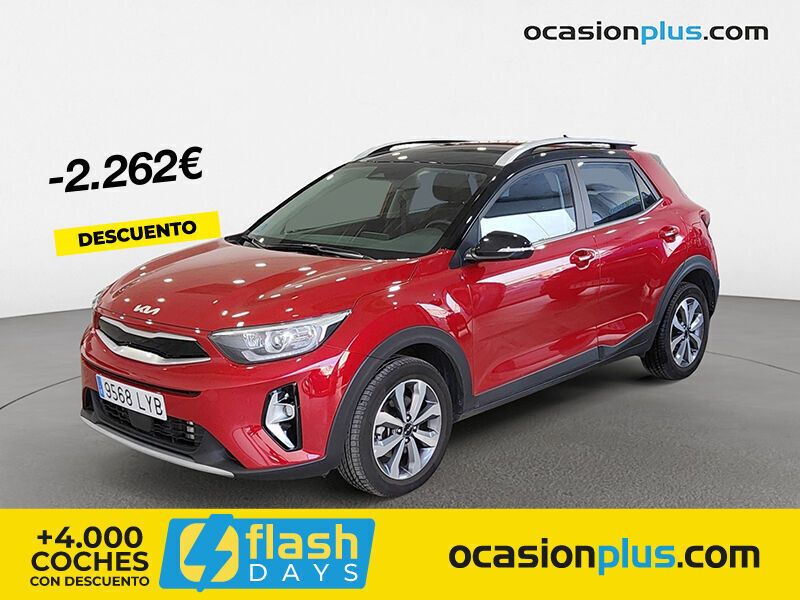 Rojo Usado 2022 Kia Stonic SUV | 18.450 € (Precio justo) - Imagen 1/4