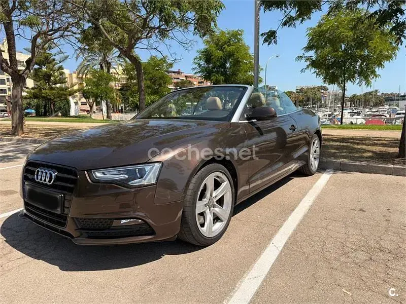 Usado Audi A5 Cabriolet S-Line 245 CV (180 kW) 2014 Marrón Descapotable