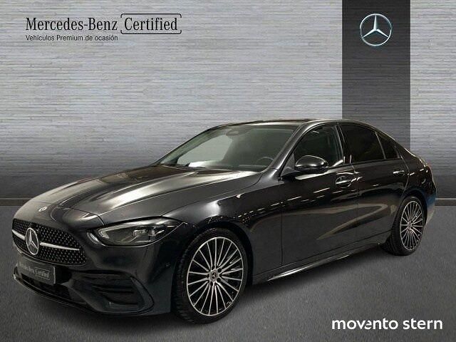 Usado Mercedes C220 AMG line 200 CV (147 kW) 2023 Gris Berlina