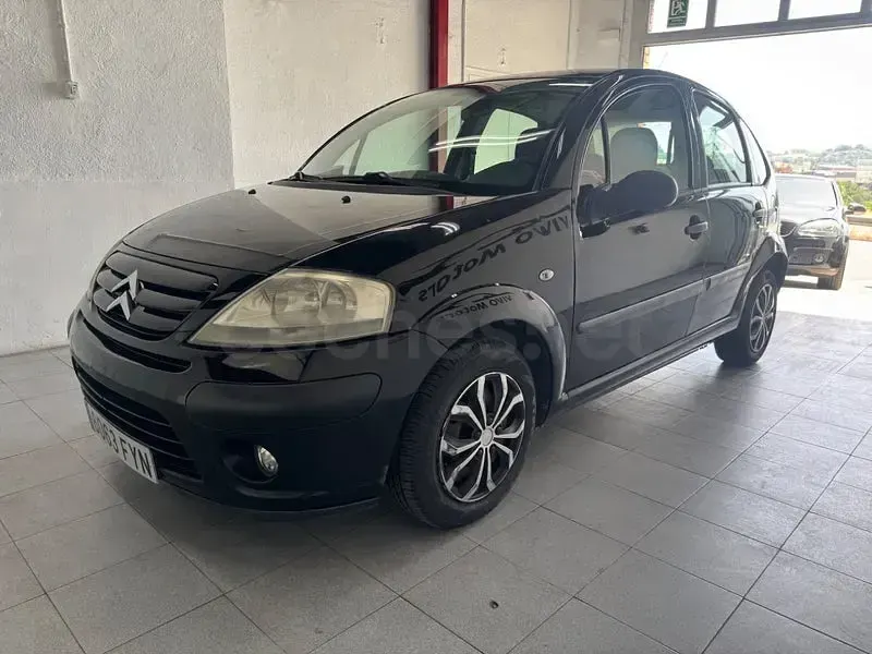 Usado Citroën C3 90 CV (66 kW) 2008 Negro Berlina