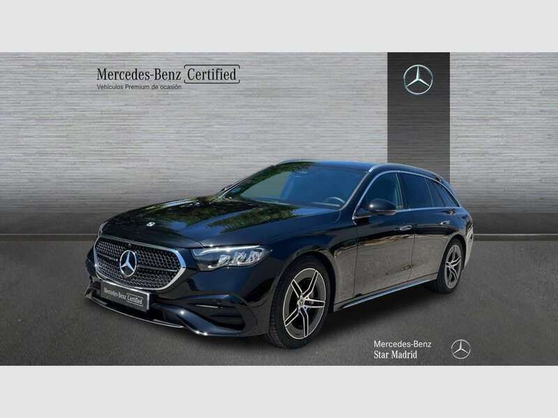 Negro Usado 2024 Mercedes E300 Familiar | 60.595 € (Precio justo) - Imagen 1/4