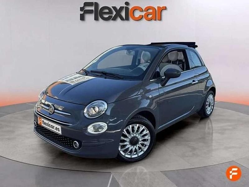 Usado Fiat 500C Lounge 69 CV (50 kW) 2019 Gris Descapotable