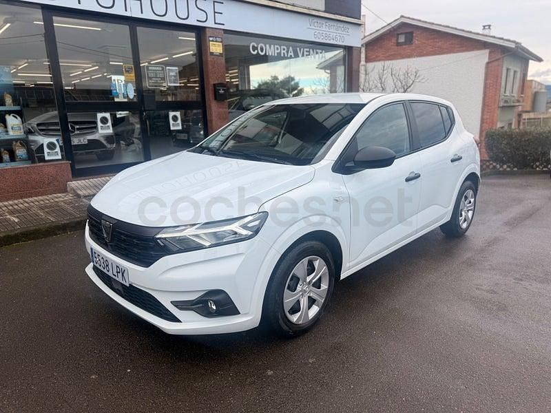 Blanco Usado 2021 Dacia Sandero Acces Berlina | 9300 € (Precio justo) - Imagen 1/4