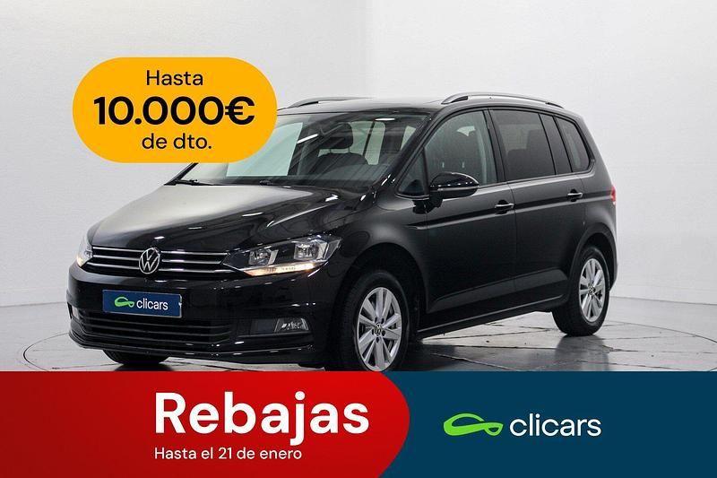 Negro Usado 2021 VW Touran Advance Monovolumen | 25.990 € (Un poco caro) - Imagen 1/4