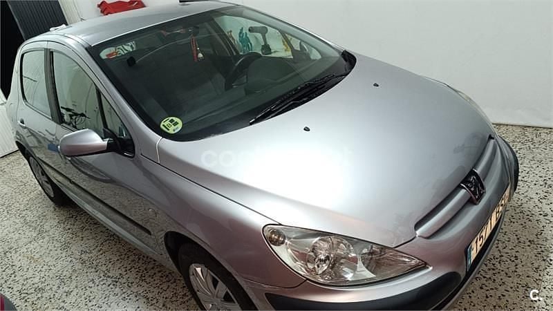 Usado Peugeot 307 110 CV (80 kW) 2002 Gris / plata Berlina