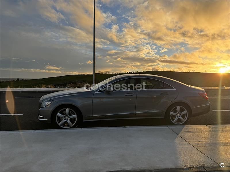 Usado Mercedes CLS350 265 CV (194 kW) 2013 Gris / plata Berlina