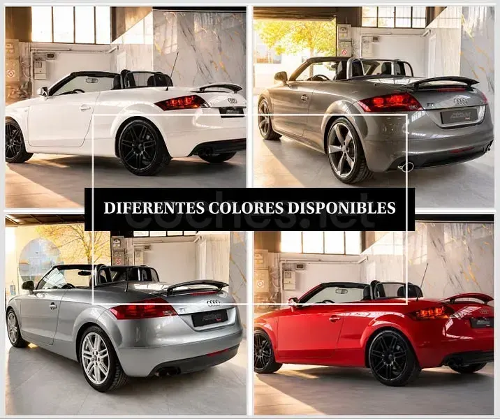 Usado Audi TT Roadster S-Line 200 CV (147 kW) 2008 Rojo Descapotable
