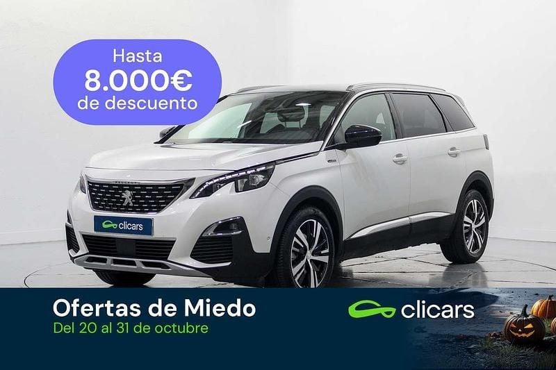 Blanco Usado 2020 Peugeot 5008 GT-line SUV | 16.390 € (Buen precio) - Imagen 1/4