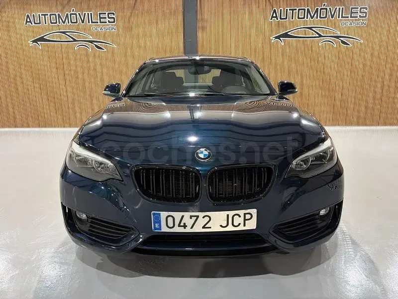 Usado BMW 218 Sport Line 150 CV (110 kW) 2016 Azul Coupe