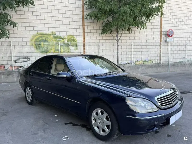Usado Mercedes S500 306 CV (225 kW) 2000 Azul Berlina