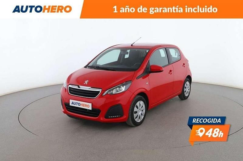 Rojo Usado 2021 Peugeot 108 Active Utilitario | 9618 € (Precio justo) - Imagen 1/3