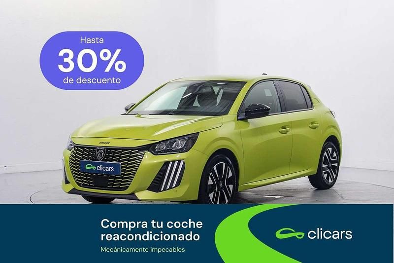 Usado Peugeot 208 Allure 102 CV (75 kW) 2025 Amarillo Utilitario