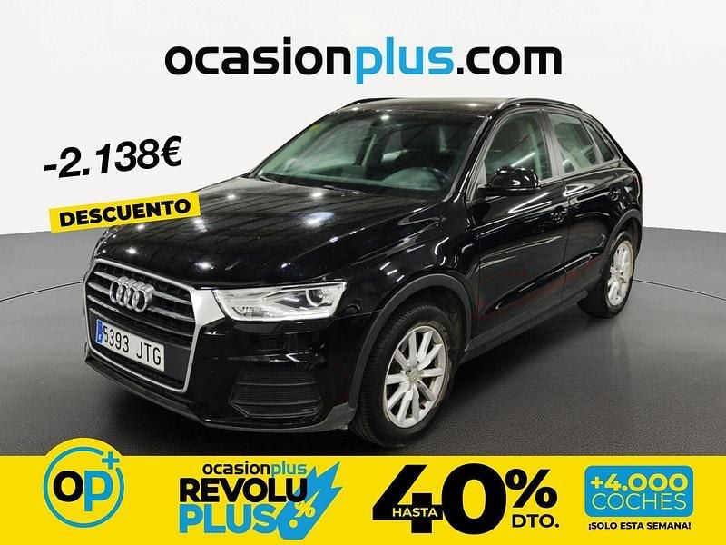 Usado Audi Q3 Attraction 150 CV (110 kW) 2016 Negro SUV