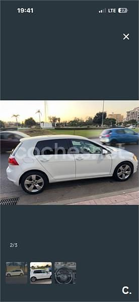 Usado VW Golf VII 105 CV (77 kW) 2013 Blanco Berlina