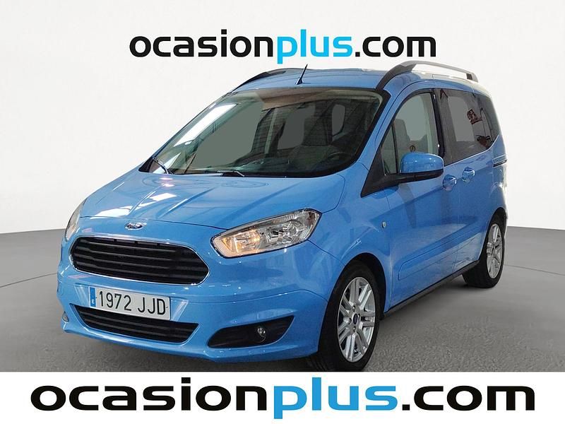 Azul Usado 2015 Ford Tourneo Courier Titanium Monovolumen | 13.900 € (Precio justo) - Imagen 1/4