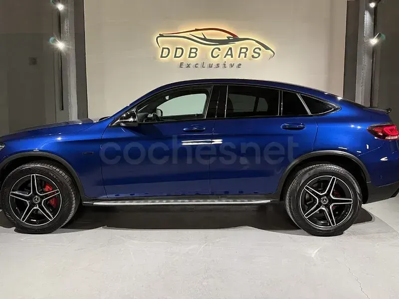 Usado Mercedes GLC300e 320 CV (235 kW) 2020 Azul SUV