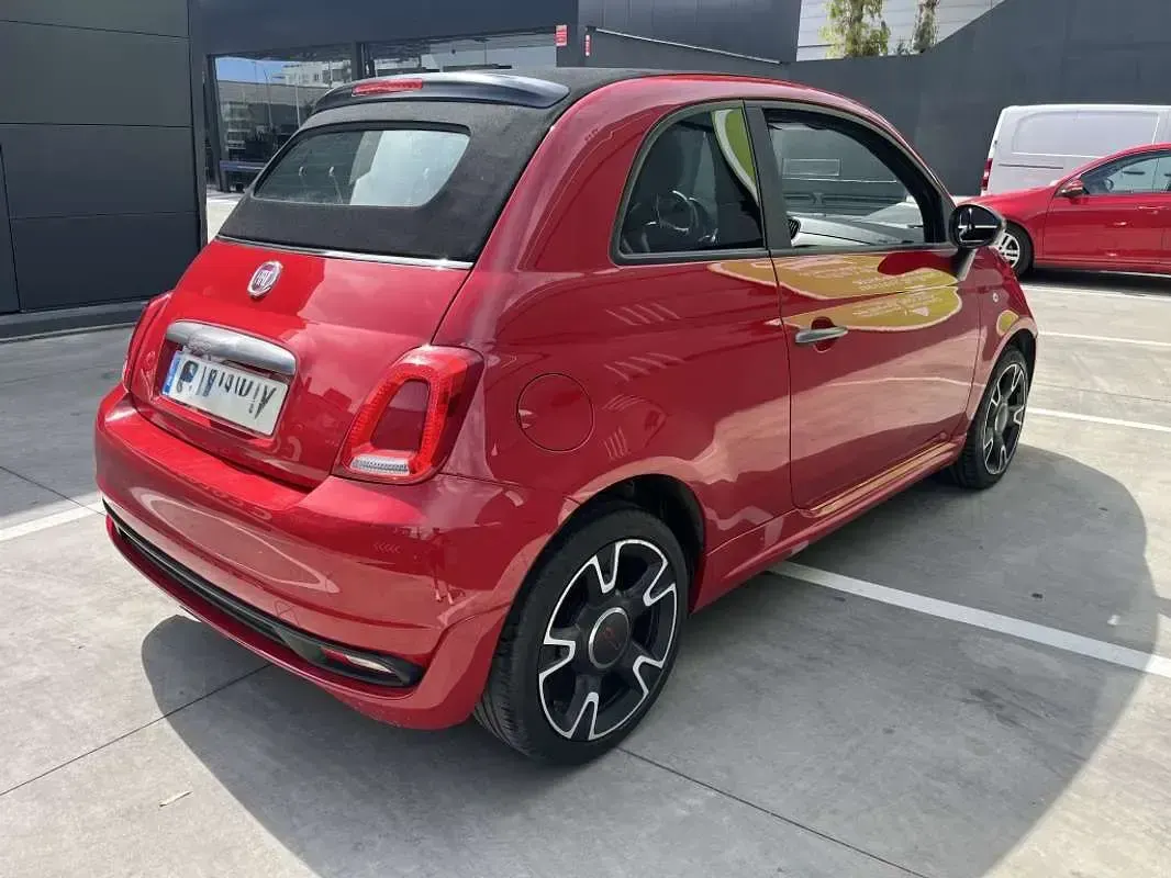 Usado Fiat 500C S 86 CV (63 kW) 2017 Rojo Descapotable