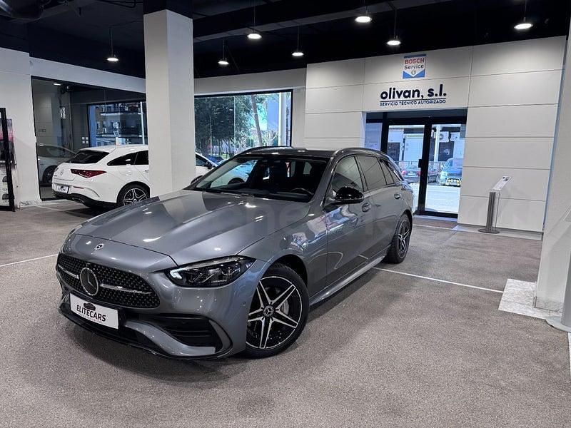 Usado Mercedes C300e 313 CV (230 kW) 2022 Gris / plata Familiar