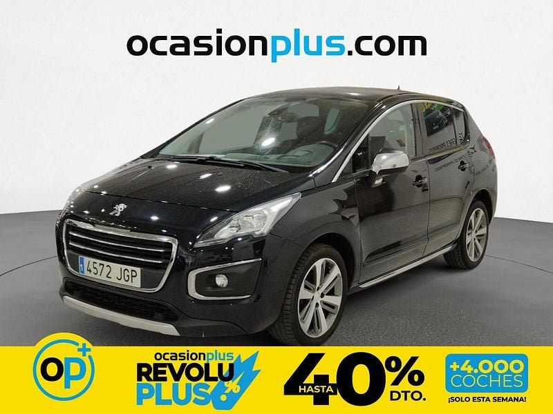 Usado Peugeot 3008 Allure 131 CV (96 kW) 2015 Negro Berlina