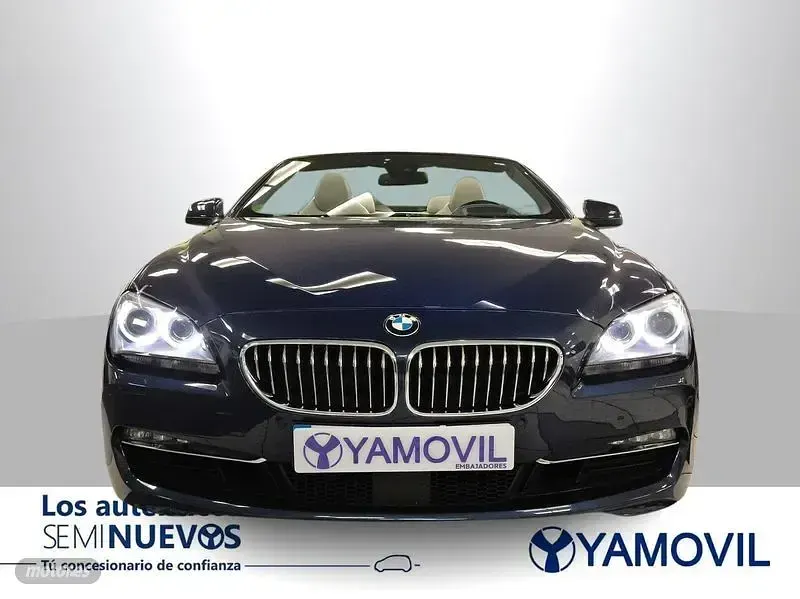Usado BMW 640 Cabriolet M Sport 320 CV (235 kW) 2012 Azul Descapotable