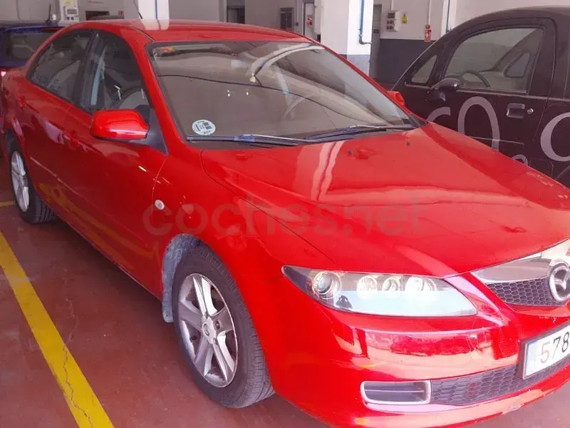 Usado Mazda 6 Active 143 CV (105 kW) 2007 Granate Berlina