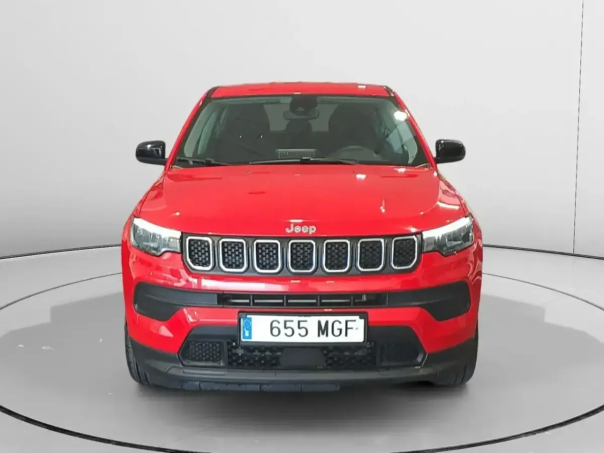 Usado Jeep Compass Night Eagle 130 CV (95 kW) 2023 Rojo SUV