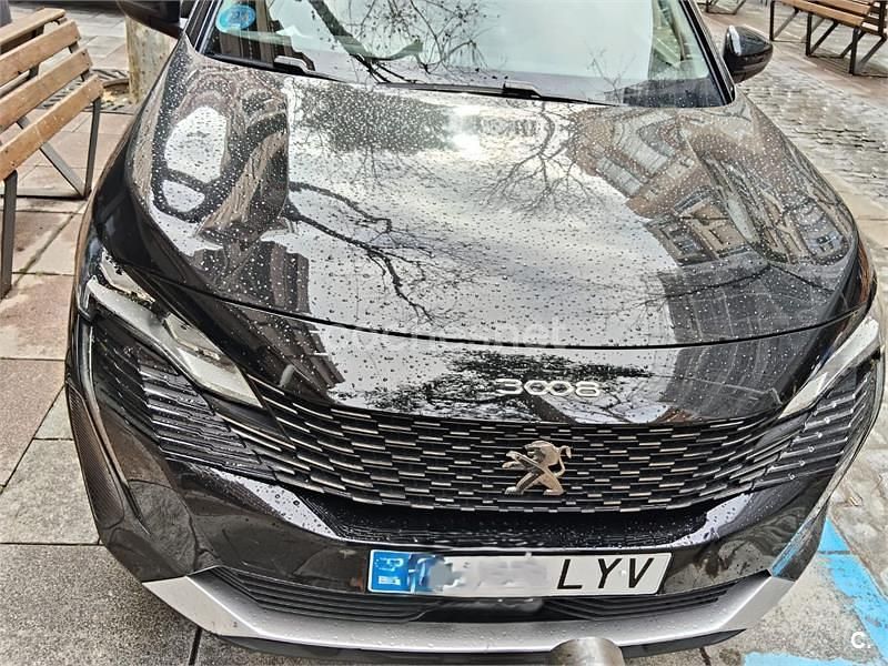 Usado Peugeot 3008 Active 225 CV (165 kW) 2022 Negro SUV