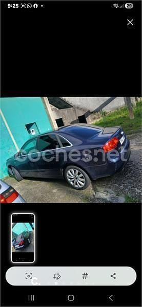 Usado Audi A4 163 CV (119 kW) 2005 Azul Berlina