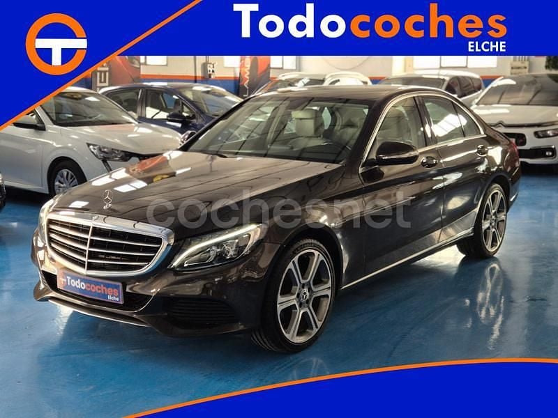 Usado Mercedes C180 Elegance 120 CV (88 kW) 2014 Marrón Berlina