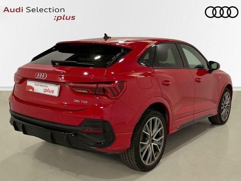 Usado Audi Q3 S-Line 150 CV (110 kW) 2020 Rojo SUV